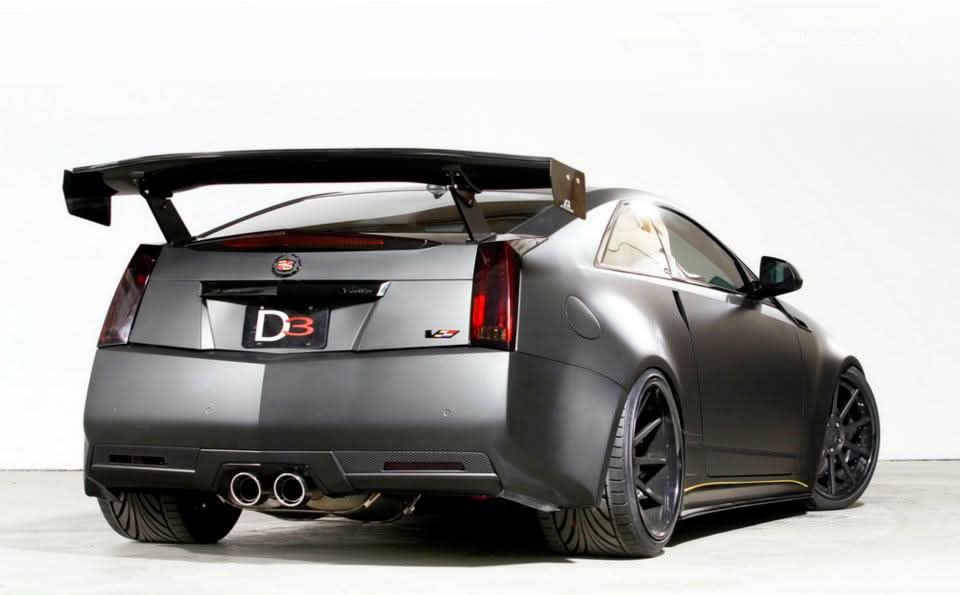 Cadillac CTS-V Coupe GTC500 Carbon Fiber Adjustable Wing 2011-2015
