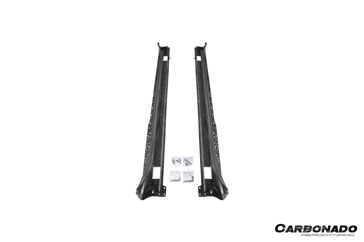 2010-2016 Porsche Panamera 970 SD Style Dry Carbon Fiber Side Skirts