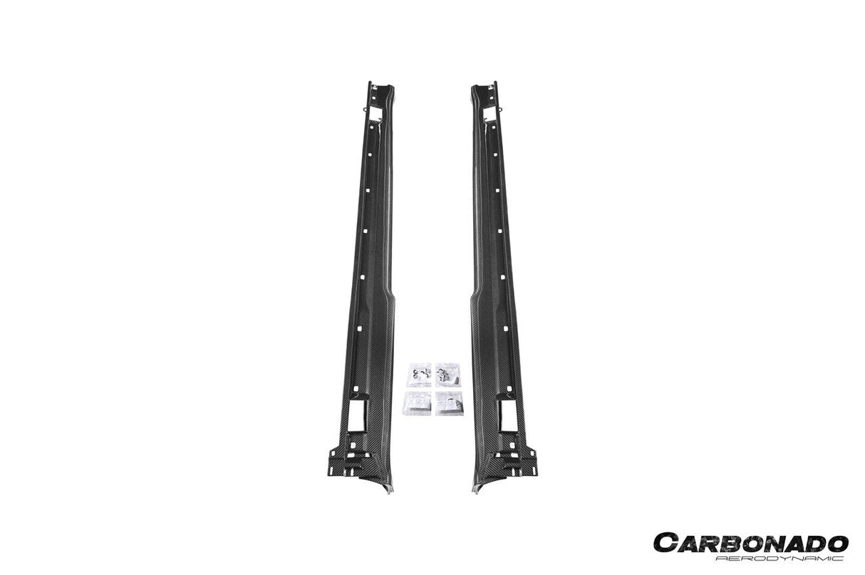 2010-2016 Porsche Panamera 970 SD Style Dry Carbon Fiber Side Skirts