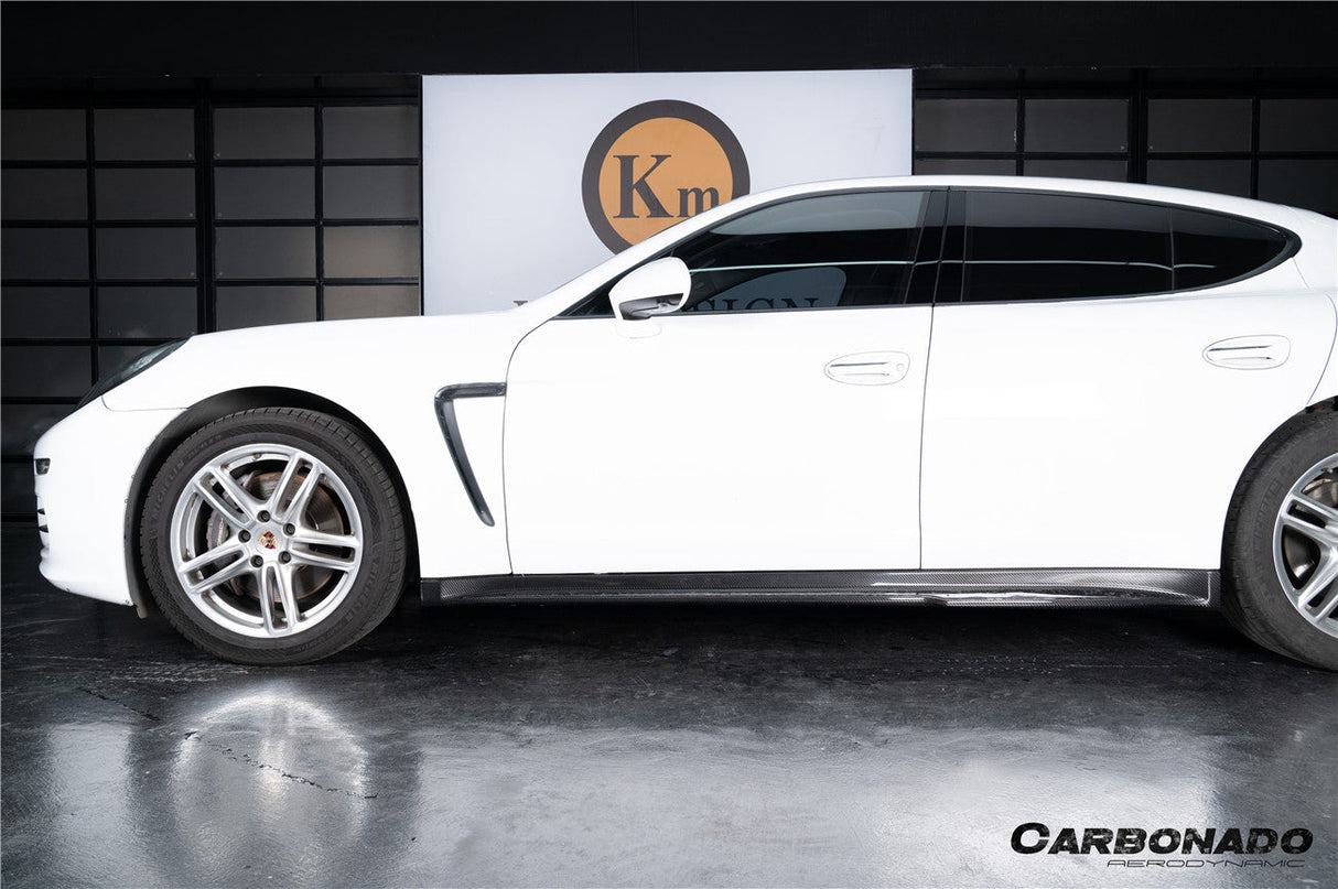 2010-2016 Porsche Panamera 970 SD Style Dry Carbon Fiber Side Skirts
