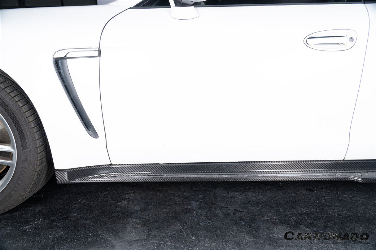 2010-2016 Porsche Panamera 970 SD Style Dry Carbon Fiber Side Skirts