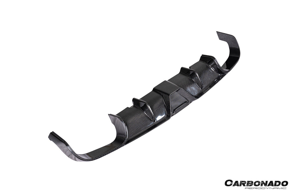 2017-2019 Porsche 911 991.2 Carrera KA Style Dry Carbon Fiber Rear Lip Diffuser