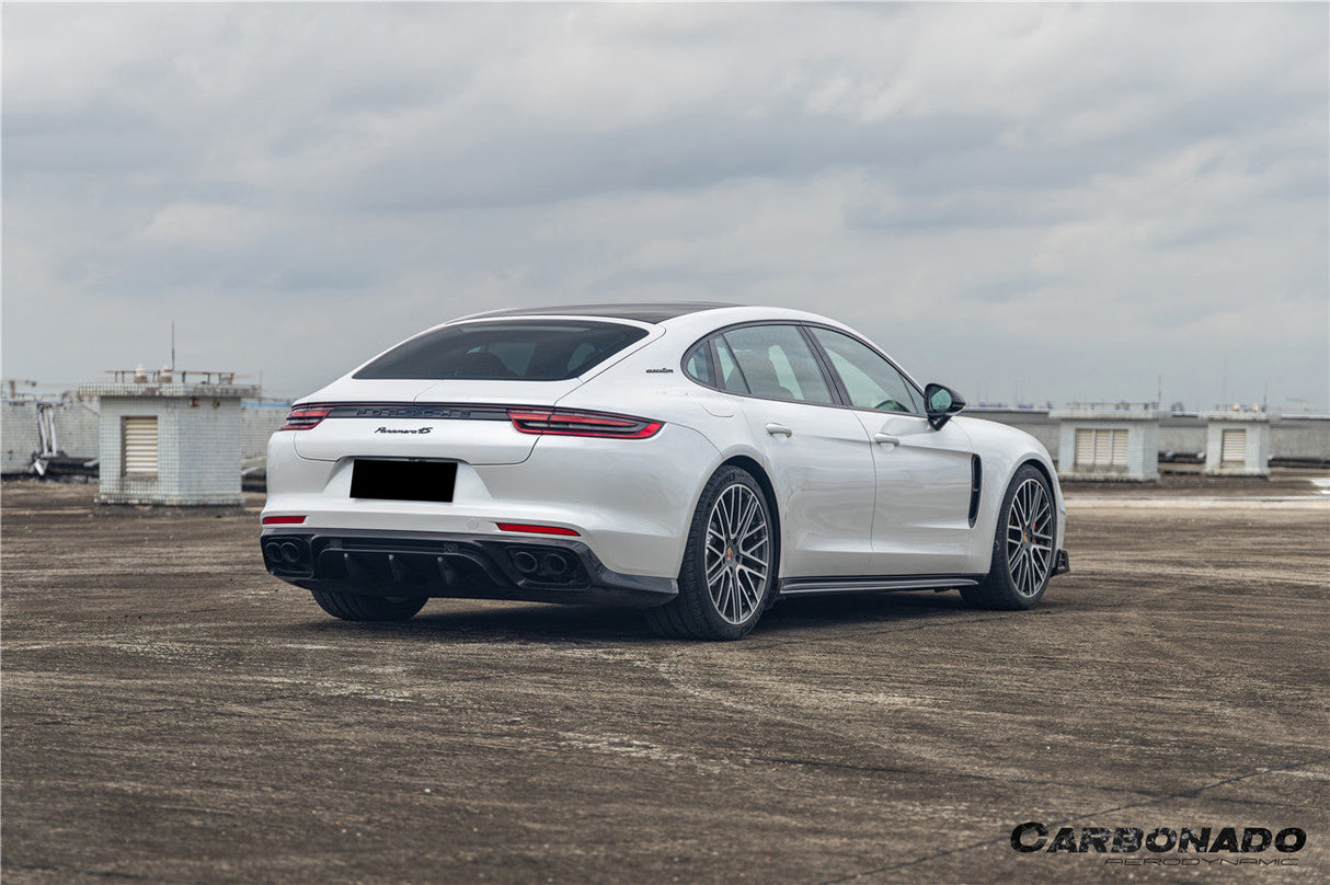2017-2023 Porsche Panamera 971 KDA Style Dry Carbon Fiber Rear Diffuser