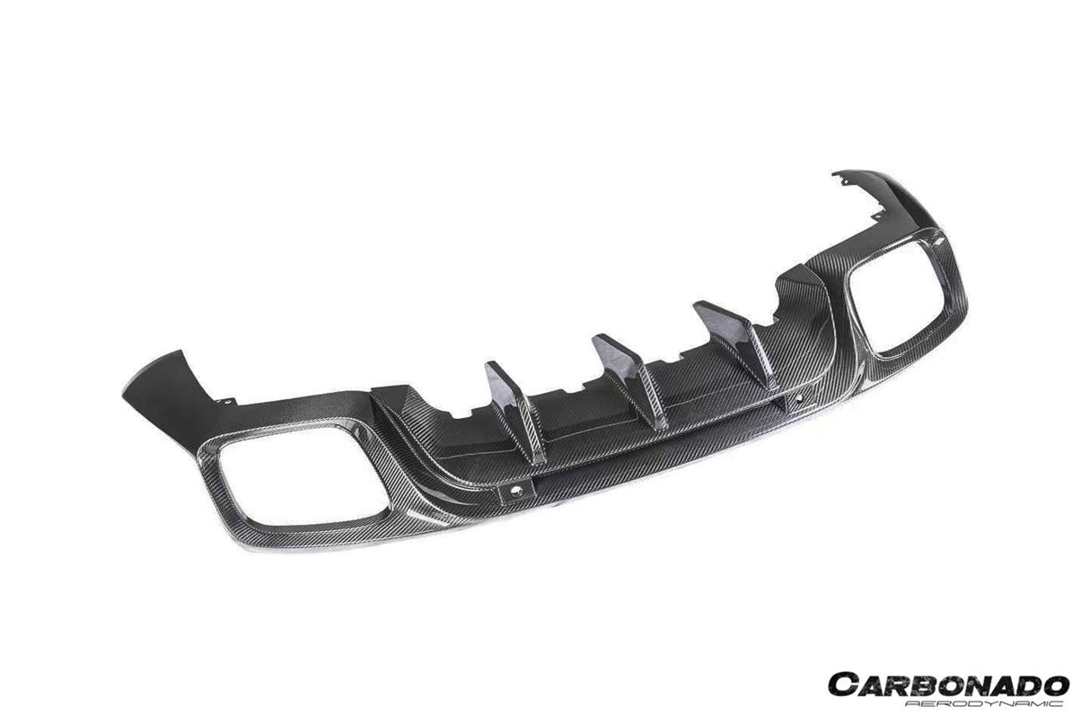 2017-2023 Porsche Panamera 971 KDA Style Dry Carbon Fiber Rear Diffuser