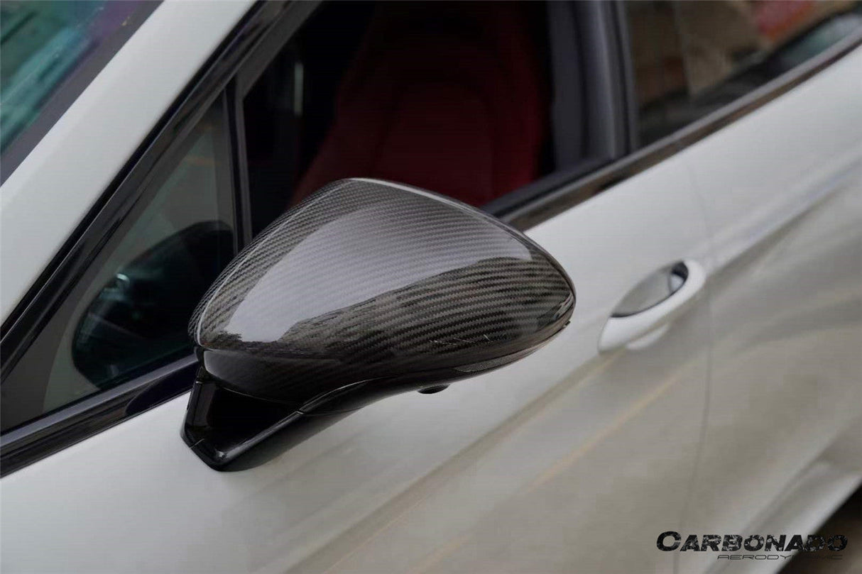 2017-2025 Porsche Panamera 971.1 971.2 976 OEM Style Autoclave Carbon Fiber Mirror Housing Replacement | Fits S, 4S, GTS, Turbo, Turbo S, E‑Hybrid, SportTurismo LHD