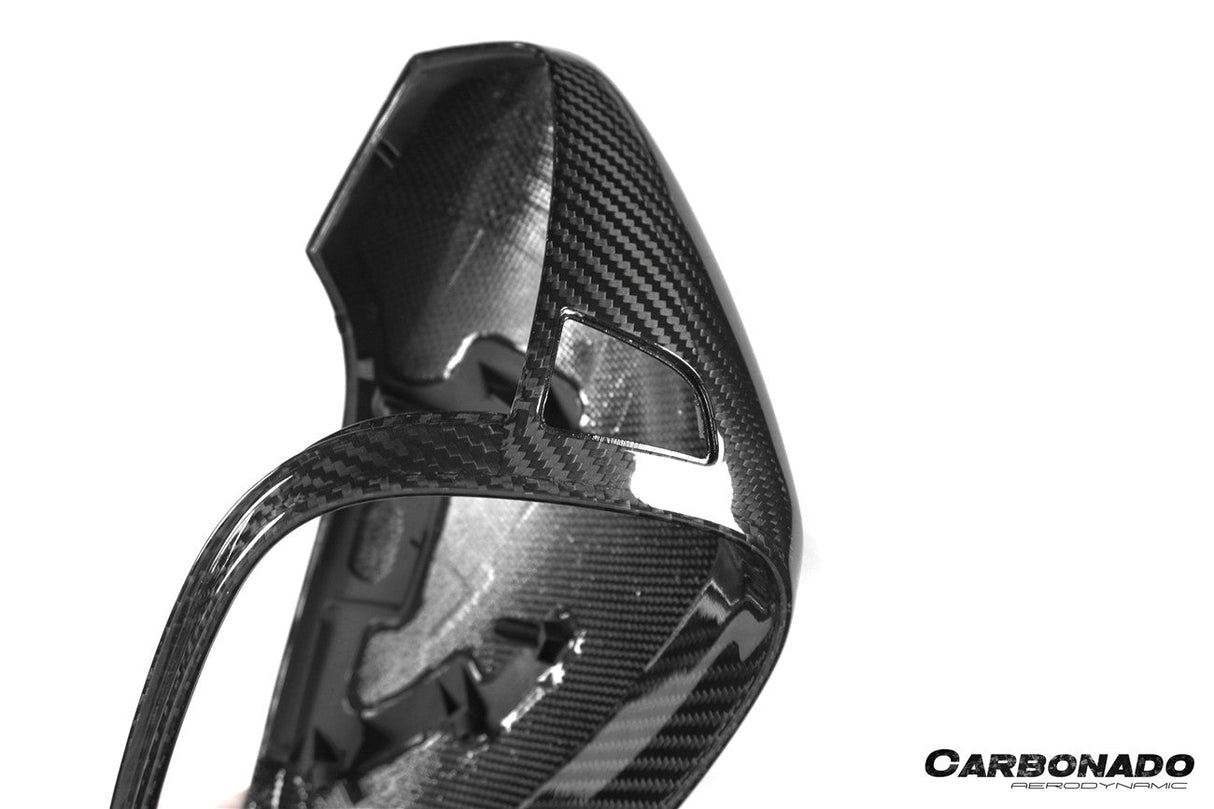 2017-2025 Porsche Panamera 971.1 971.2 976 OEM Style Autoclave Carbon Fiber Mirror Housing Replacement | Fits S, 4S, GTS, Turbo, Turbo S, E‑Hybrid, SportTurismo LHD