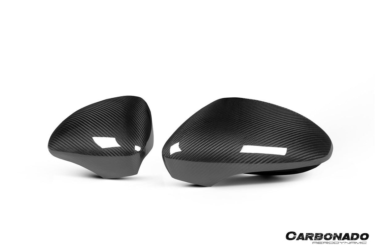 2017-2025 Porsche Panamera 971.1 971.2 976 OEM Style Autoclave Carbon Fiber Mirror Housing Replacement | Fits S, 4S, GTS, Turbo, Turbo S, E‑Hybrid, SportTurismo LHD