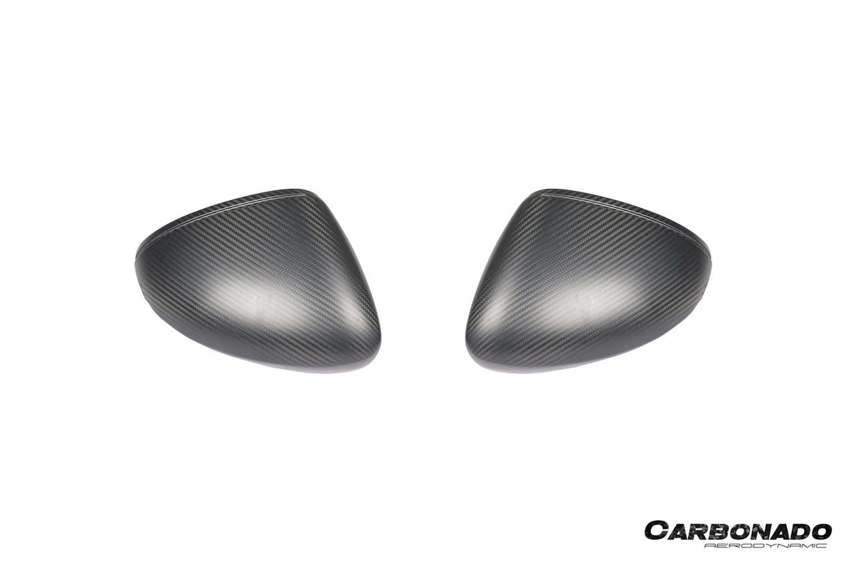 2017-2025 Porsche Panamera 971.1 971.2 976 OEM Style Autoclave Carbon Fiber Mirror Housing Replacement | Fits S, 4S, GTS, Turbo, Turbo S, E‑Hybrid, SportTurismo LHD