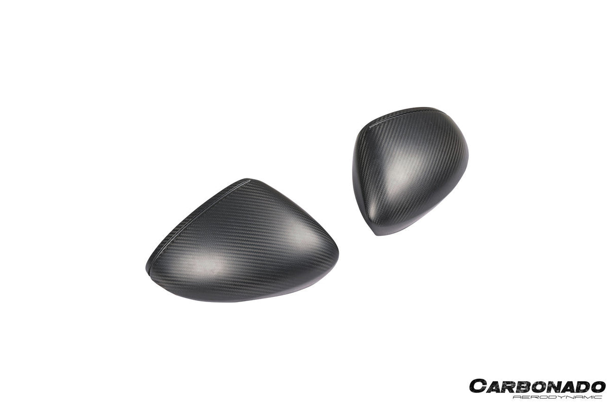 2017-2025 Porsche Panamera 971.1 971.2 976 OEM Style Autoclave Carbon Fiber Mirror Housing Replacement | Fits S, 4S, GTS, Turbo, Turbo S, E‑Hybrid, SportTurismo LHD
