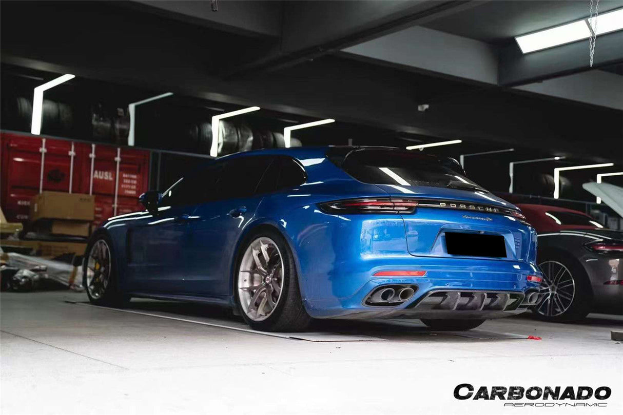 2017-2023 Porsche Panamera 971 SD KDA Style Dry Carbon Fiber Rear Diffuser