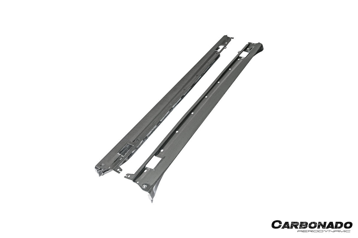 2017-2023 Porsche Panamera 971 SD Style Dry Carbon Fiber Side Skirts