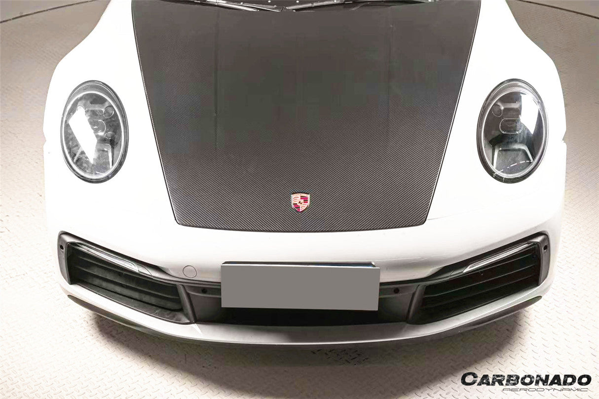 2019-2024 Porsche 911 992 Carrera Targa Cabriolet Turbo OE Style Dry Carbon Fiber Hood