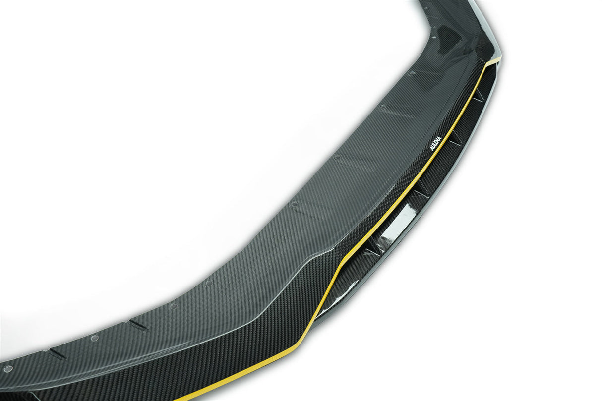 2020-2023 BMW 5 Series G30 G38 M-tech AD Style Dry Carbon Fiber Front Lip