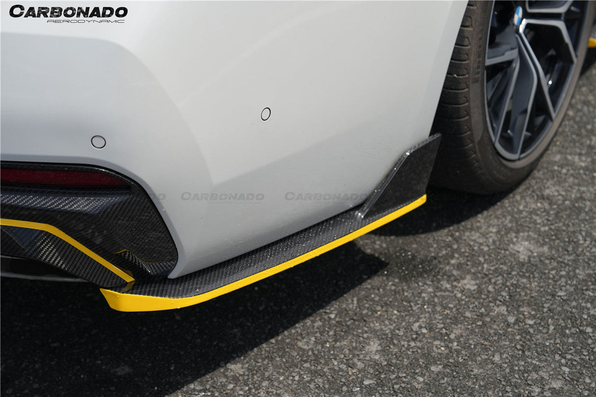 2020-2023 BMW 5 Series G30 G38 M-tech AD Style Dry Carbon Fiber Rear Diffuser Lip