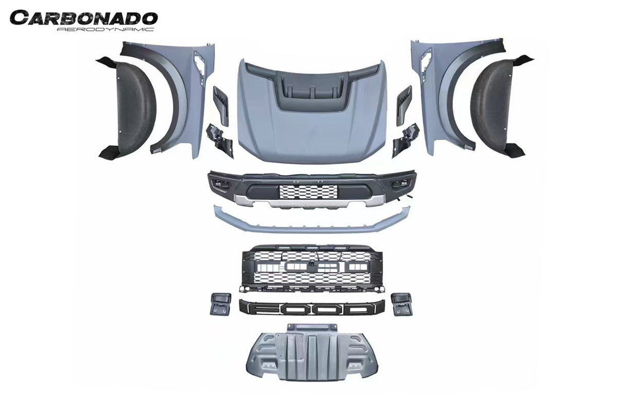 2021-2023 Ford F150 Lobo Raptor Style Full Wide body kit