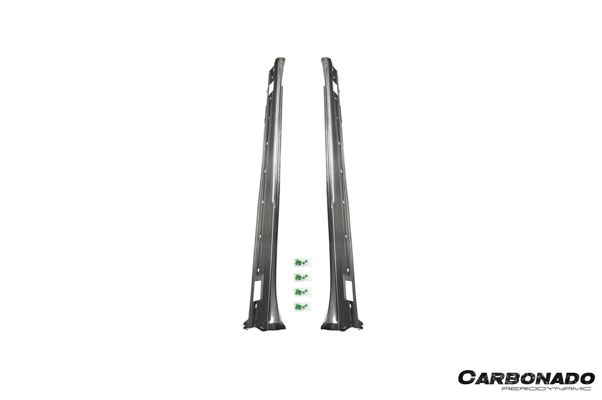 2017-2025 Porsche Panamera 976 971 976SD Style Dry Carbon Fiber Side Skirts