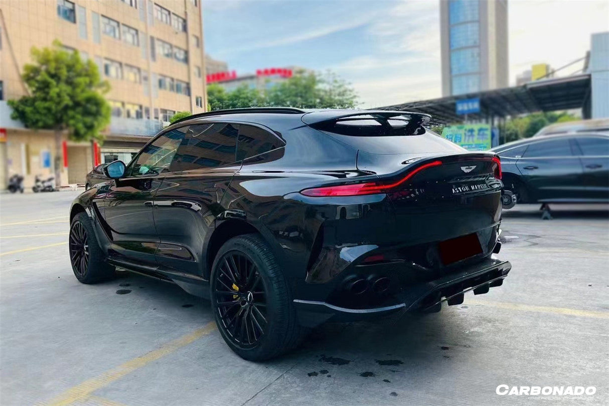 2021-2024 Aston Martin DBX 707 Style Dry Carbon Fiber Rear Bumper with Exhaust tips