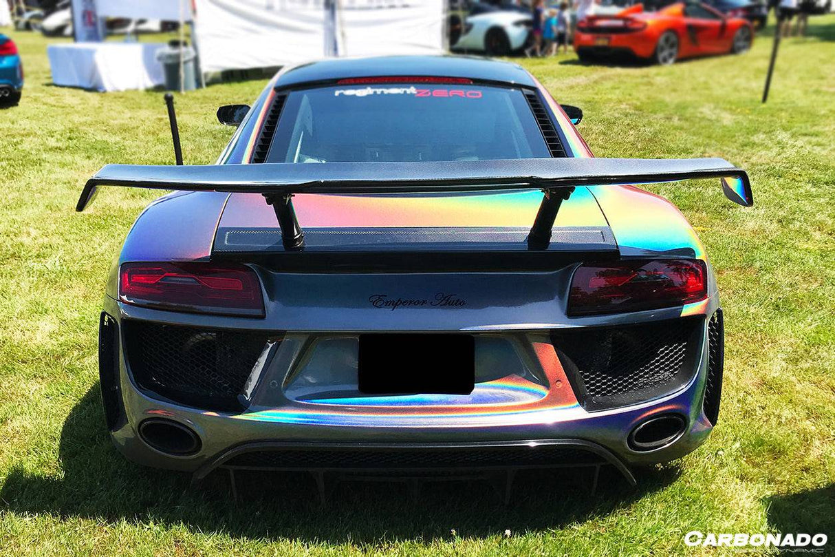 2006-2015 Audi R8 Coupe PI Style Carbon Fiber Trunk Spoiler Wing
