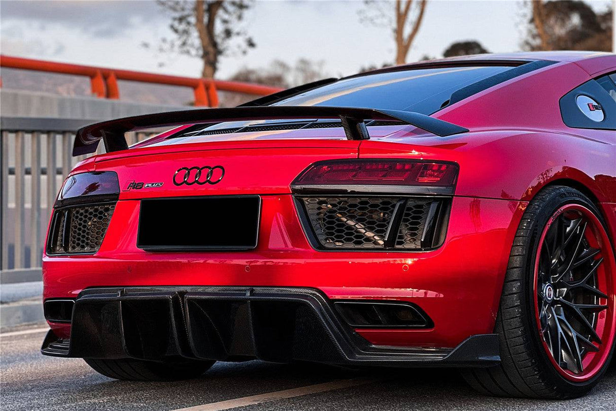 2016-2025 Audi R8 GEN2 Coupe ONLY GT Style Carbon Fiber Trunk Wing