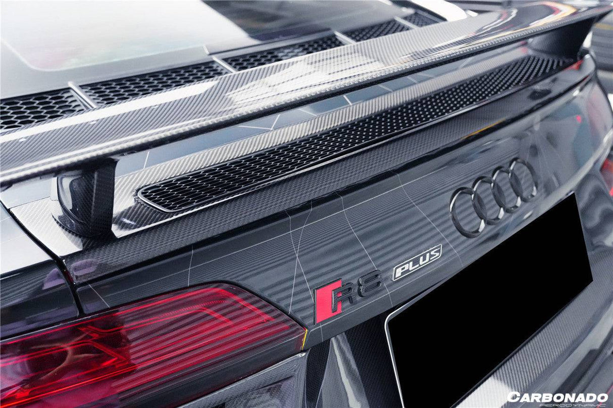 2016-2025 Audi R8 GEN2 Coupe ONLY GT Style Carbon Fiber Trunk Wing