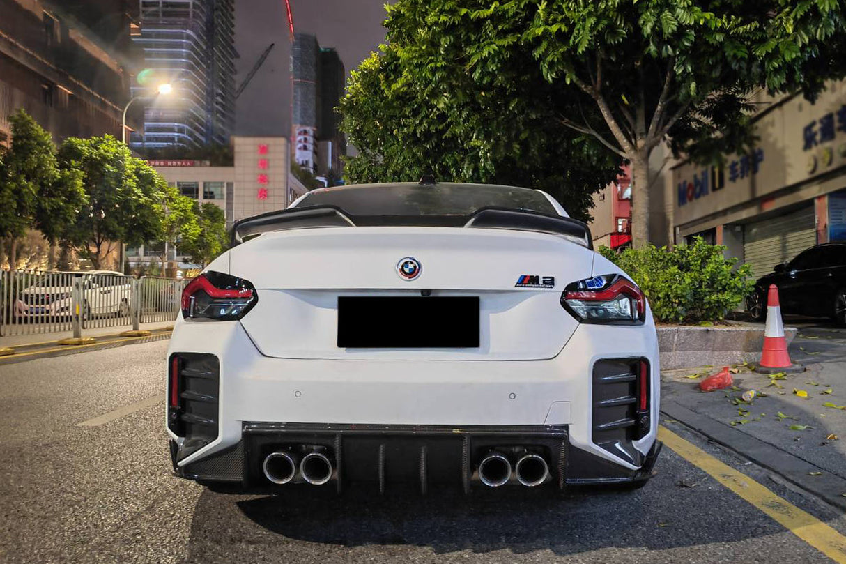 2021-UP BMW M2 G87 OD Style Dry Carbon FIber Rear Lip Diffuser