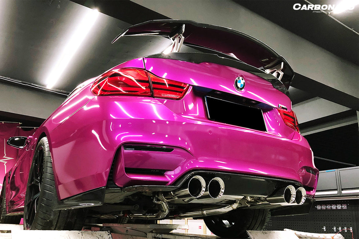 2014-2020 BMW M3 F80 M4 F82 SM Style Carbon Fiber Rear Lip