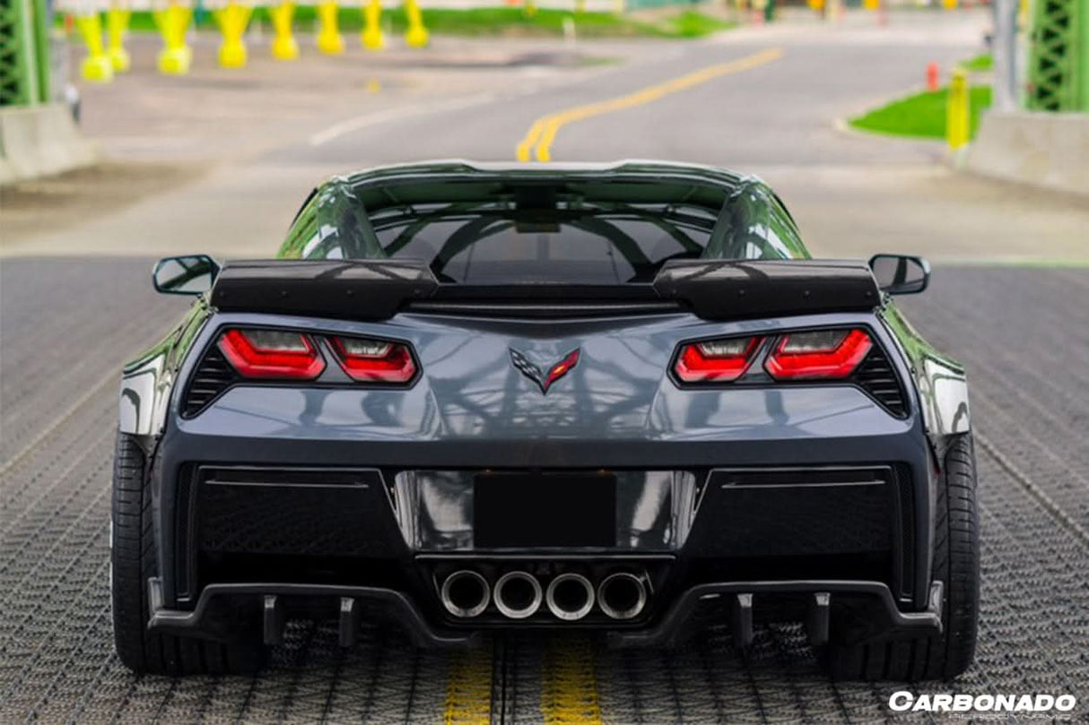 2013-2019 Corvette C7 Z51 Z06 Grandsport Carbon Fiber Trunk Spoiler