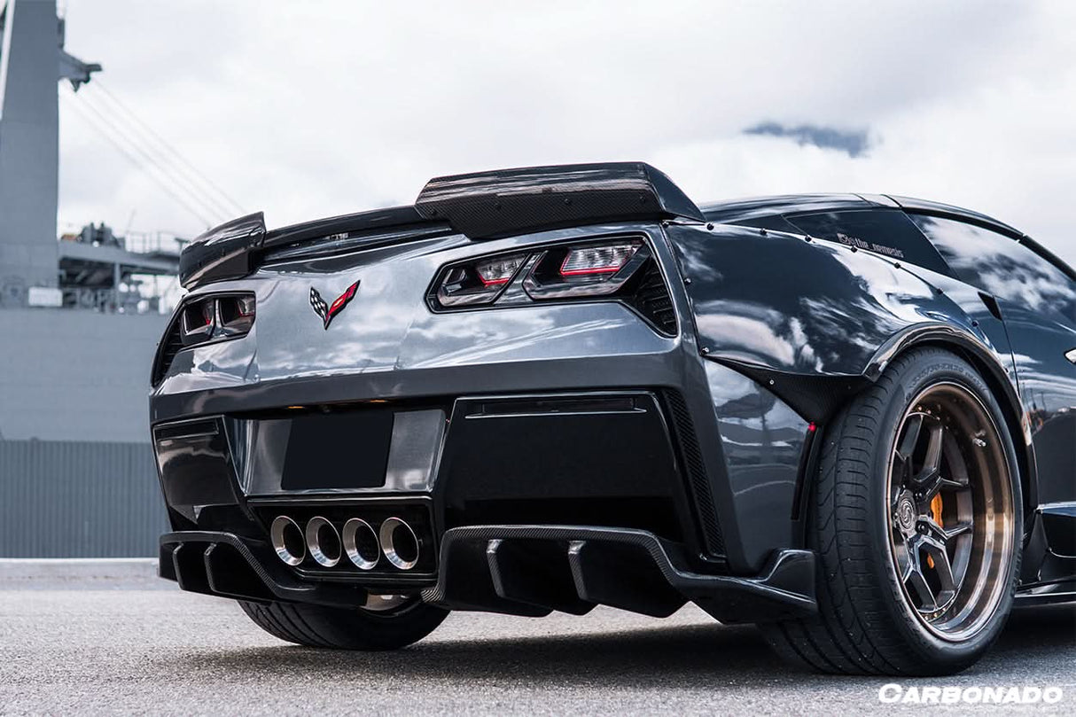 2013-2019 Corvette C7 Z51 Z06 Grandsport Carbon Fiber Trunk Spoiler