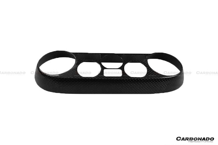 2015-2020 Ferrari 488 GTB Spider Dry Carbon Fiber AC Control Panel Cover