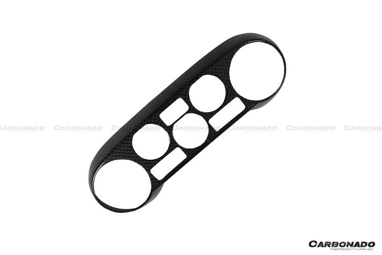2015-2020 Ferrari 488 GTB Spider Dry Carbon Fiber AC Control Panel Cover