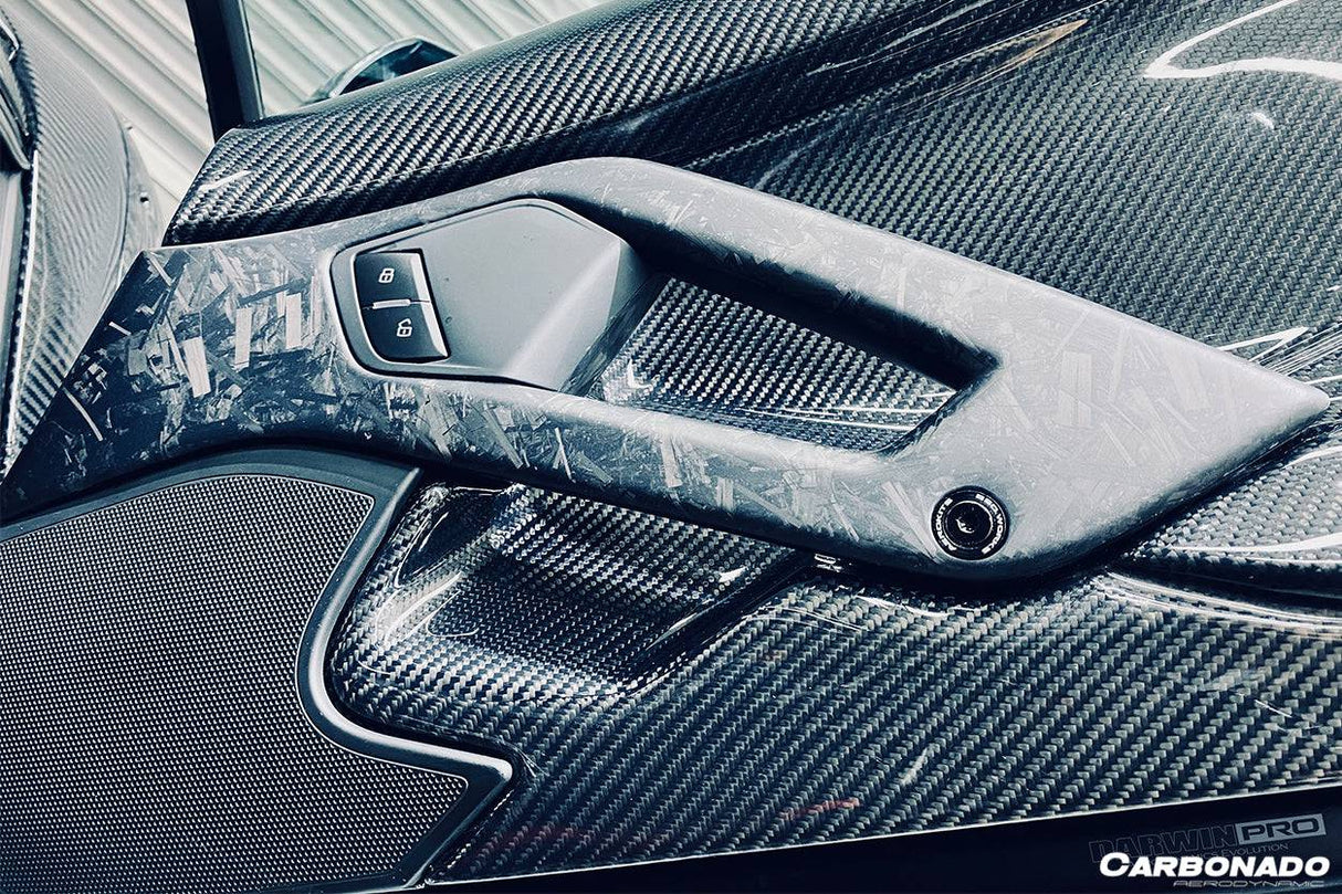 2011-2016 Lamborghini Aventador LP700 Coupe Roadster Carbon Fiber Inner Door Handle