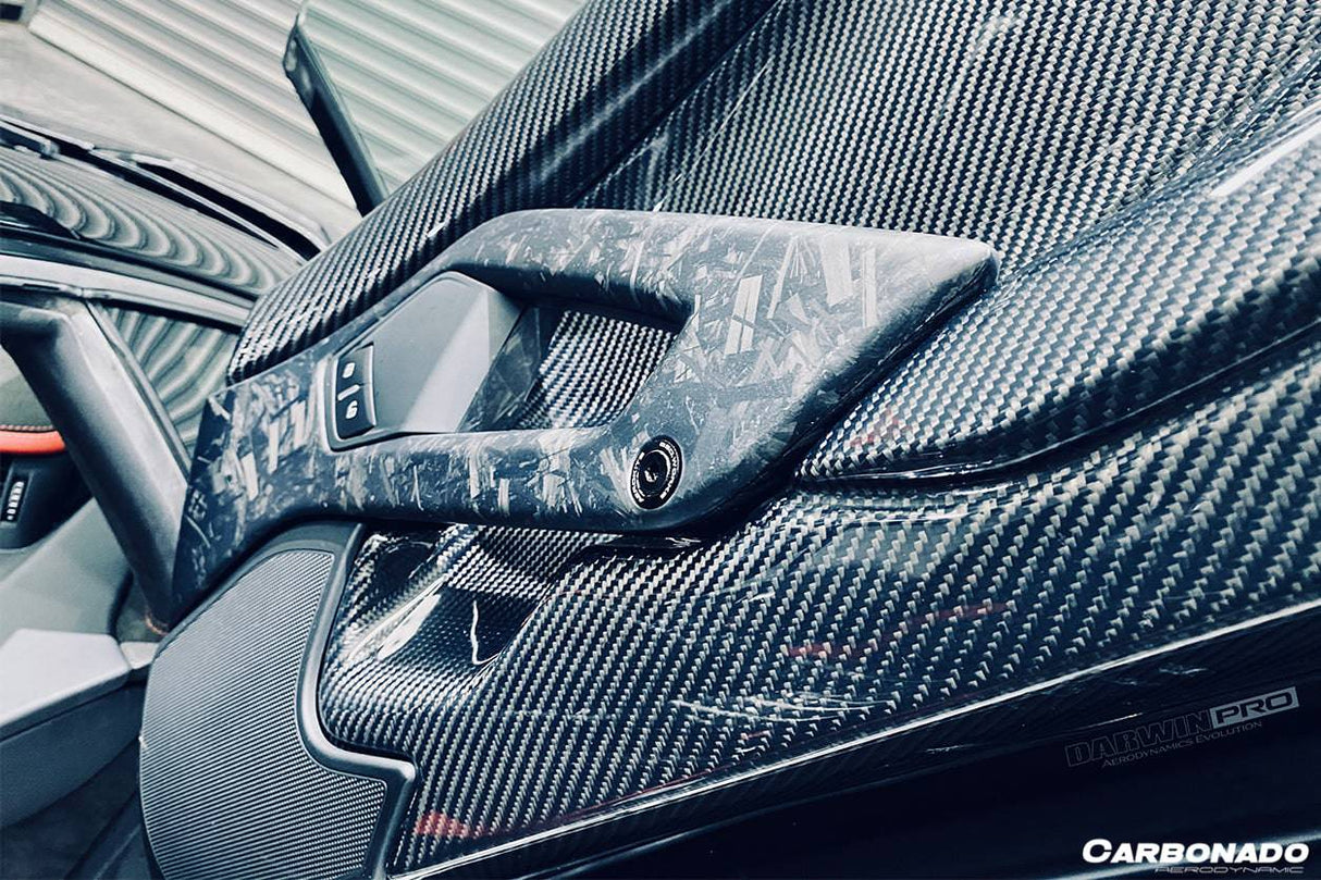 2011-2016 Lamborghini Aventador LP700 Coupe Roadster Carbon Fiber Inner Door Handle