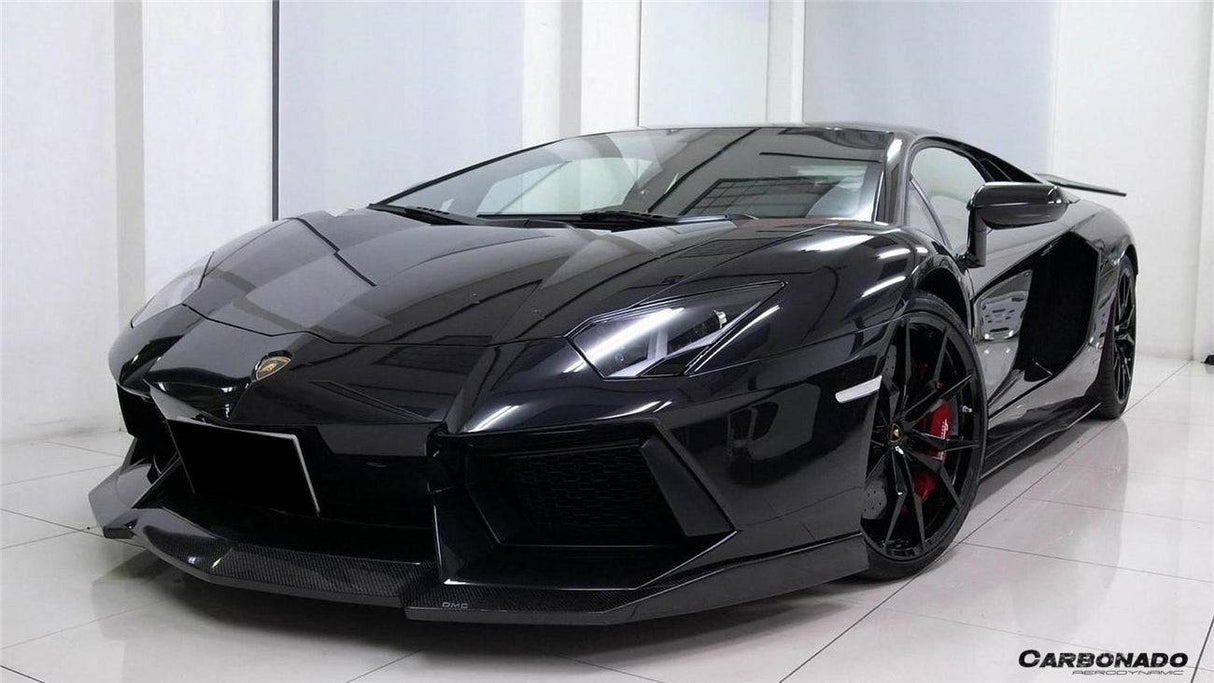 2011-2016 Lamborghini Aventador Style Carbon Fiber Side Skirts Carbonado (DM) Fits: LP700 Coupe and Roadster