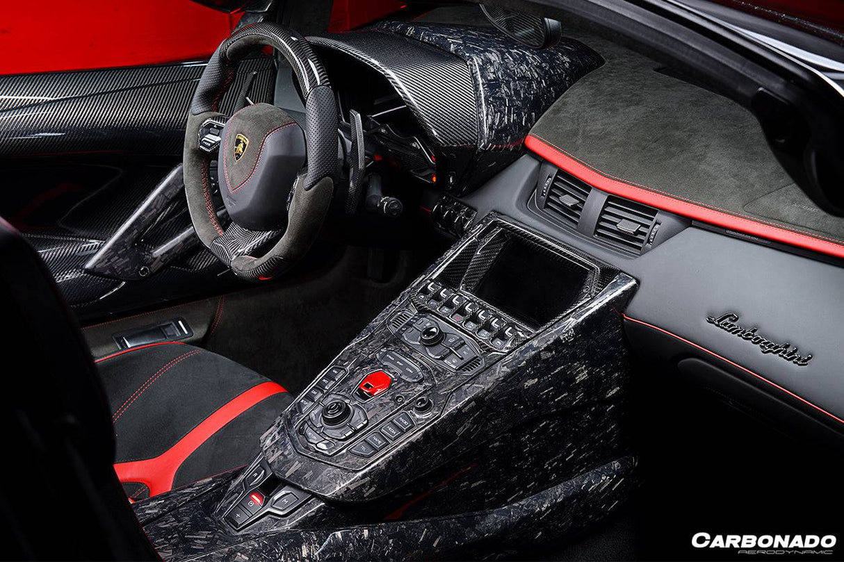 2011-2016 Lamborghini Aventador LP700 Coupe Roadster OEM Style Carbon Fiber Instrument Surround Panel Cover
