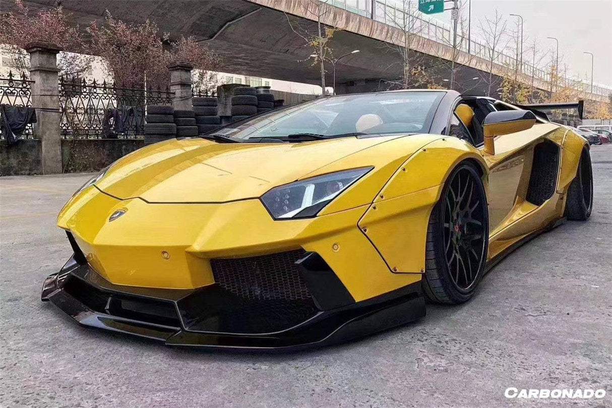 2011-2016 Lamborghini Aventador LP700 Coupe | Roadster DE Style Front Wide Fender Flares