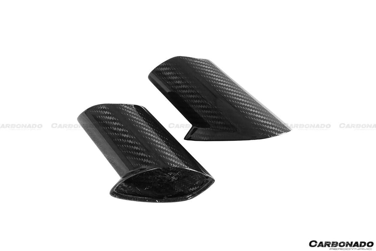 2011-2022 Lamborghini Aventador Dry Carbon Fiber Mirror Cover Replacement Carbonado (OEM)| LP700, LP720, LP740, LP750, ,SVJ