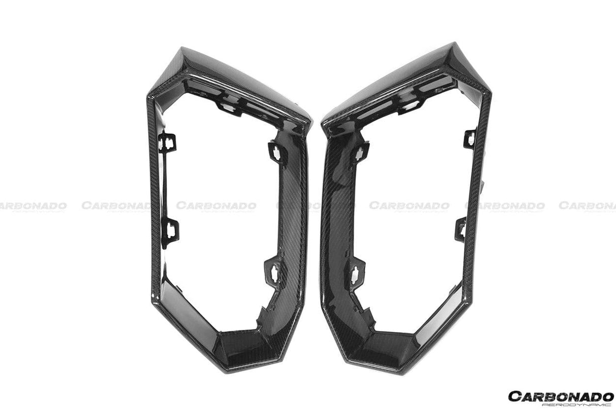 2011-2016 Lamborghini Aventador LP700 Coupe Roadster Oem Style Carbon Fiber Rear Bumper Grille