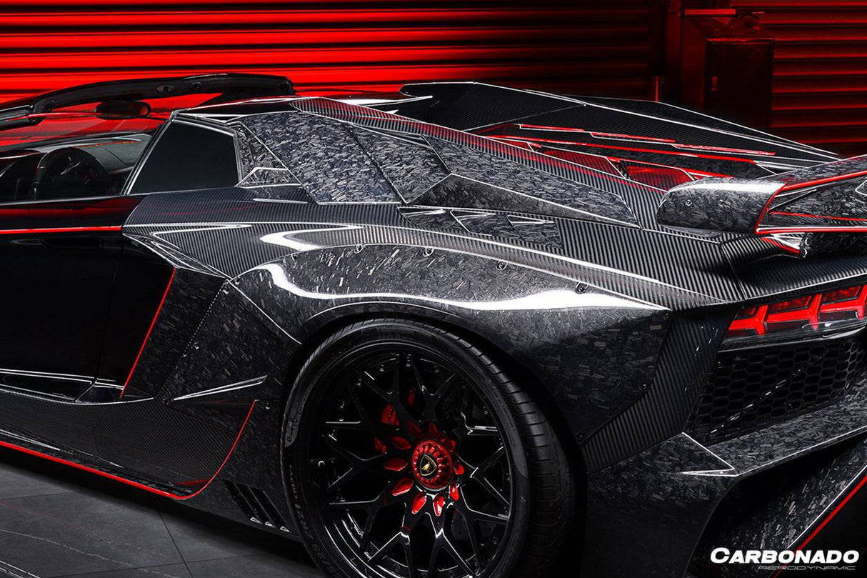 2013-2016 Lamborghini Aventador LP700 LP740 Roadster OEM Style Carbon Fiber Rear Intake Panel