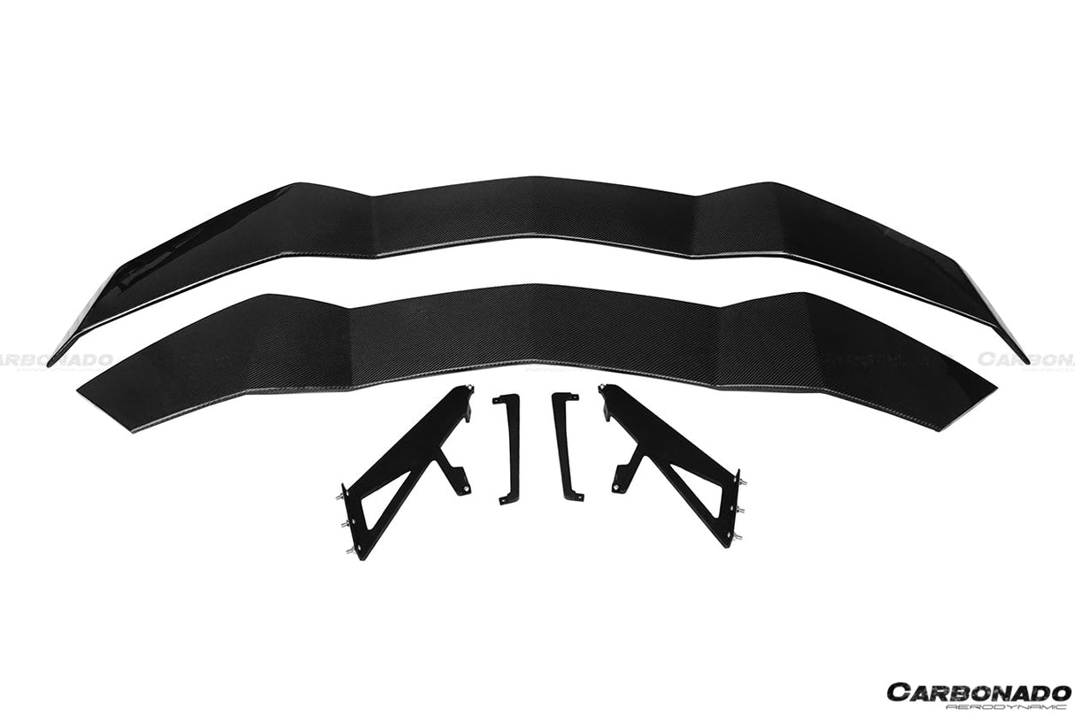 2011-2022 Lamborghini Aventador LP700 LP750 LP740 LP720 LP780 Coupe Roadster RZS Style Carbon Fiber Trunk Spoiler
