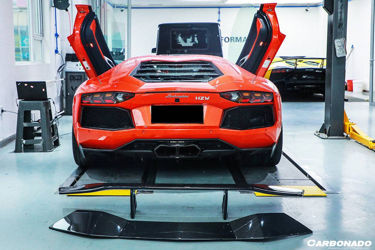 2011-2022 Lamborghini Aventador LP700|LP750|LP740|LP720|LP780 Coupe Roadster DC Style Carbon Fiber Trunk Spoiler