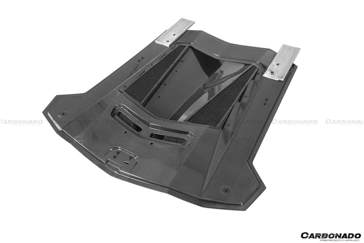 2011-2016 Lamborghini Aventador LP700 Coupe DM Style Carbon Fiber Engine Trunk