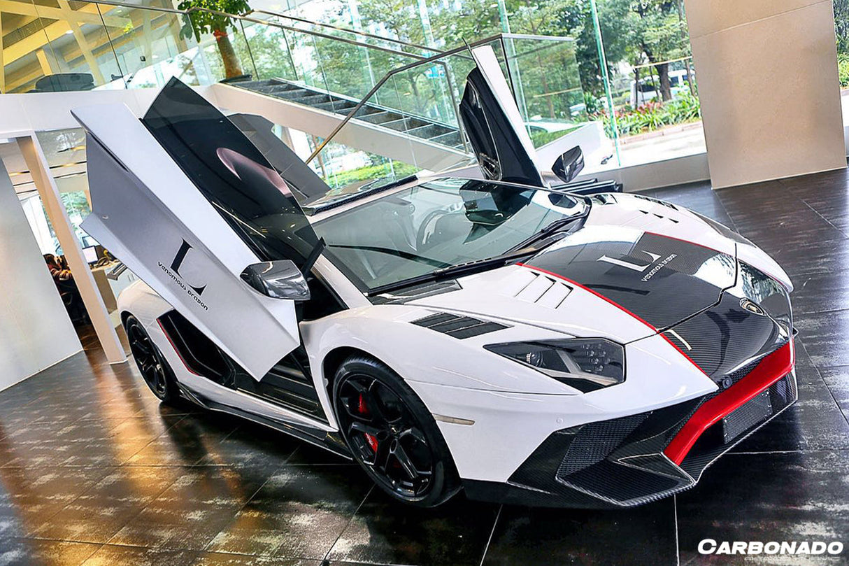 2011-2021 Lamborghini Aventador LP700 LP720 LP740 Coupe Roadster BKSS Style Carbon Fiber Front Fender