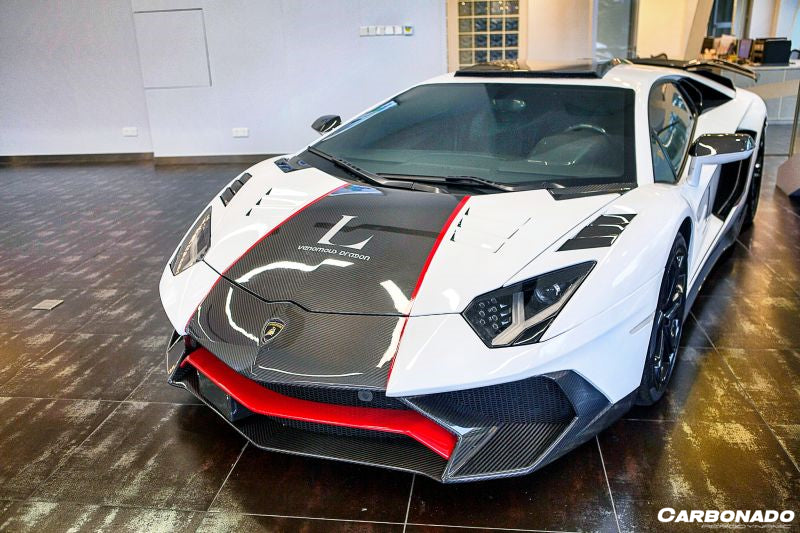 2011-2021 Lamborghini Aventador LP700 LP720 LP740 Coupe Roadster BKSS Style Carbon Fiber Front Fender