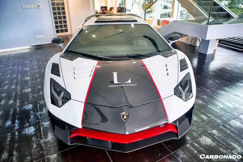 2011-2021 Lamborghini Aventador LP700 LP720 LP740 Coupe Roadster BKSS Style Carbon Fiber Front Fender