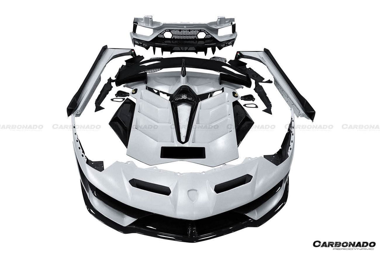 2011-2021 Lamborghini Aventador LP700 LP740 LP750 Coupe Roadster SVJ Style Part DRY Carbon Fiber Aero Full Kit