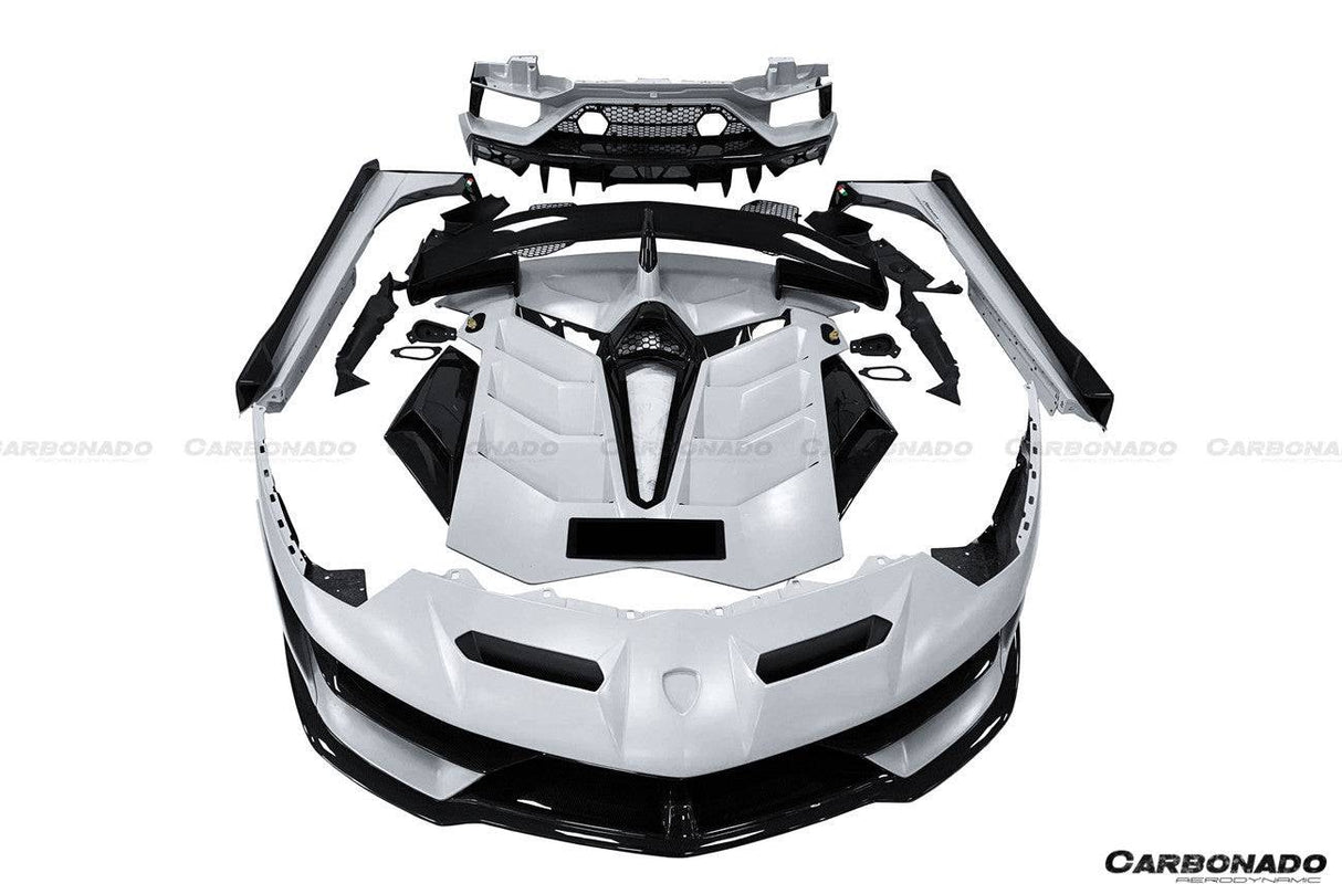 2011-2021 Lamborghini Aventador LP700 LP740 LP750 Coupe Roadster SVJ Style Part DRY Carbon Fiber Aero Full Kit