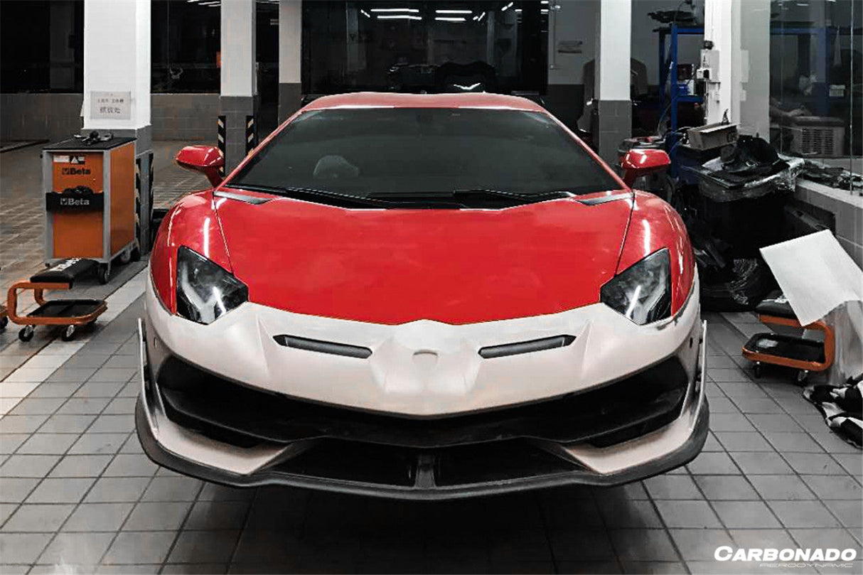 2011-2021 Lamborghini Aventador LP700 LP740 LP750 Coupe Roadster SVJ Style Part DRY Carbon Fiber Aero Full Kit
