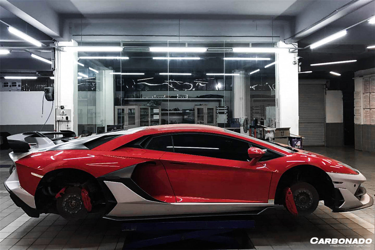 2011-2021 Lamborghini Aventador LP700 LP740 LP750 Coupe Roadster SVJ Style Part DRY Carbon Fiber Aero Full Kit