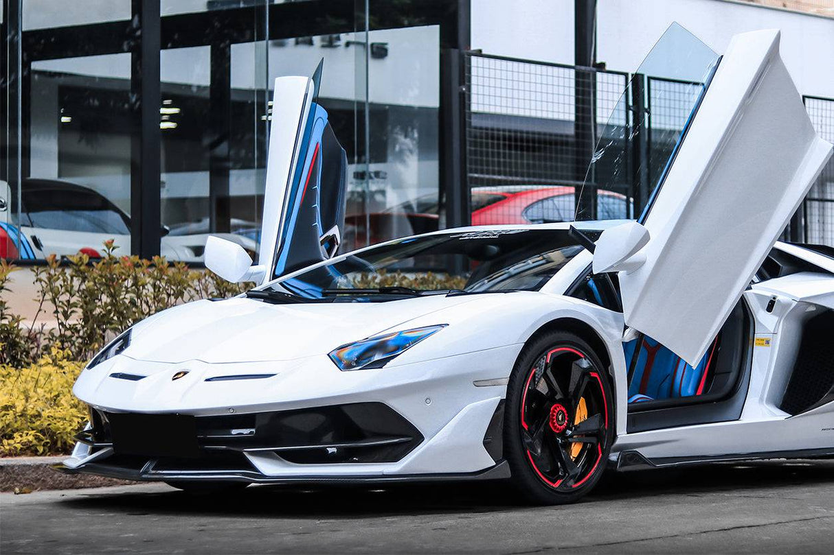 2011-2021 Lamborghini Aventador LP700 LP740 LP750 Coupe Roadster SVJ Style Part Dry Carbon Fiber Front Bumper
