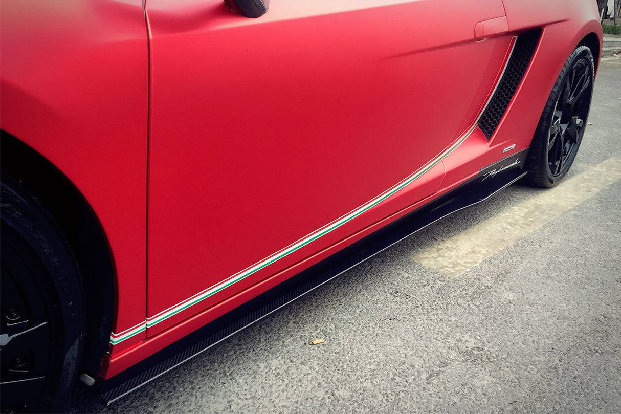 2004-2014 Lamborghini Gallardo LP570 Style Side Skirts
